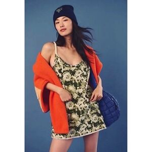 Free People FP Movement Hot Shot Mini Dress Romper Animal Print Small